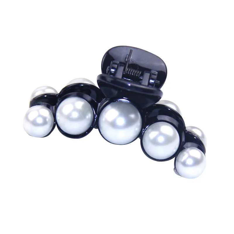 1 Pcs Faux Pearl Jaw Clips Women Hair Ponytail Claw Clip Hairpin Clamps M8694 | Украшения и аксессуары