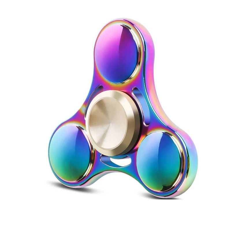 Непоседа Spinner Радуга ручная блесны высокое Скорость топ палец игрушка из металла