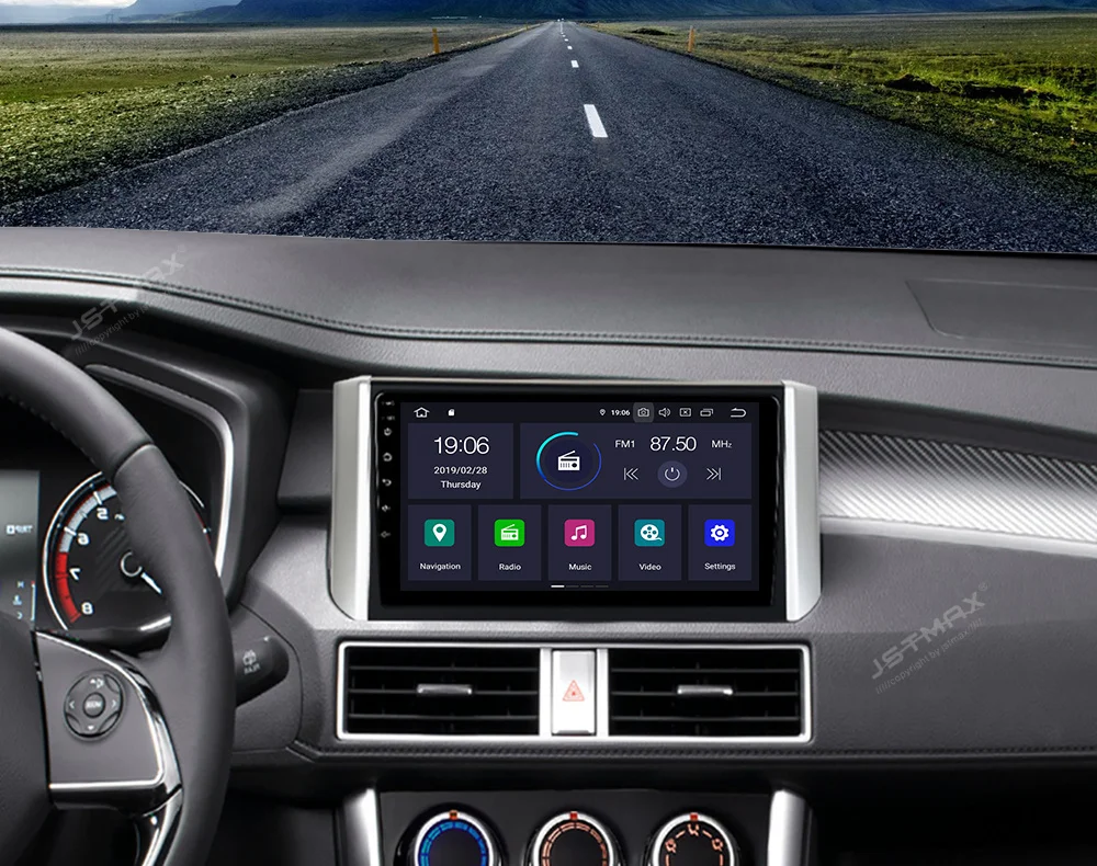 JSTMAX Android 9 0 Автомобильный плеер для Mitsubishi Xpander 2017 2018 Мультимедиа GPS 4G RAM + 64G ROM PX6