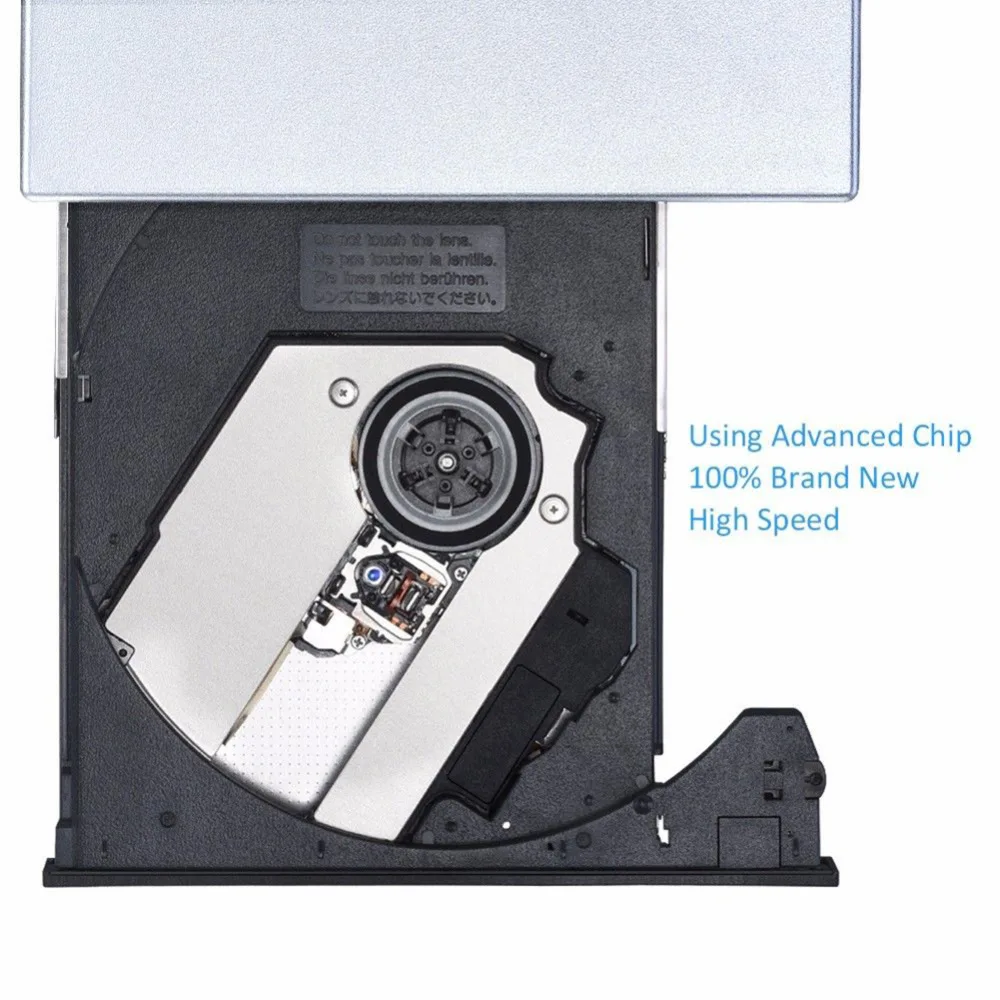 Slim External USB 3.0 2.0 DVD RW CD Writer Drive Burner Reader Player For Laptop PC #279498 | Электроника