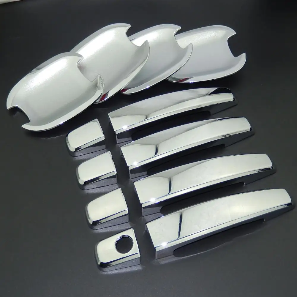 Complete Set Для Vauxhall Opel Zafira B 2005- хромированные дверные ручки крышки и покрытие для дверной ручки декоративный Тюнинг автомобиля 2006 2007 2008 2009 2010 - Цвет: Complete Set