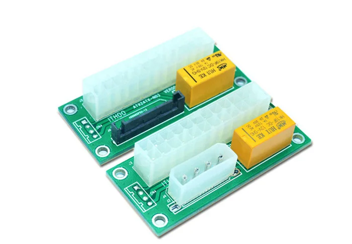 10 шт./лот Настольный ПК ATX 24-контактный двойной блок питания синхронный старт