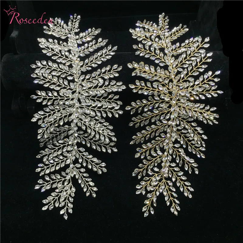 

Fashion Silver Color Wedding Headbands hair vine Hair Accessories Crystal Hair Ornaments Bridal Princess Girl Hairbands RE3283