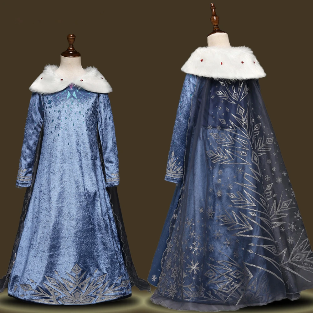 DISNEY FROZEN 2 SOPHIA WINTER PRINCESS ANNA ELSA CUTE GIRL PARTY CHRISTMAS HALLOWEEN COSTUMES CINDERELLA INFANTILS DRESSES | Детская