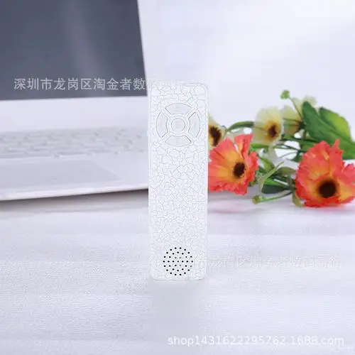 Белый Портативный Тонкий Полосатый Классический милый мини MP3 без потерь Звук Музыкальный плеер Поддержка Micro TF карта стерео студенческий Mp3 - Цвет: Белый