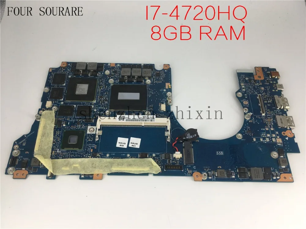 Четыре источника для ASUS N501J UX501J G501J UX50JW N501JW материнская плата ноутбука I7-4720HQ