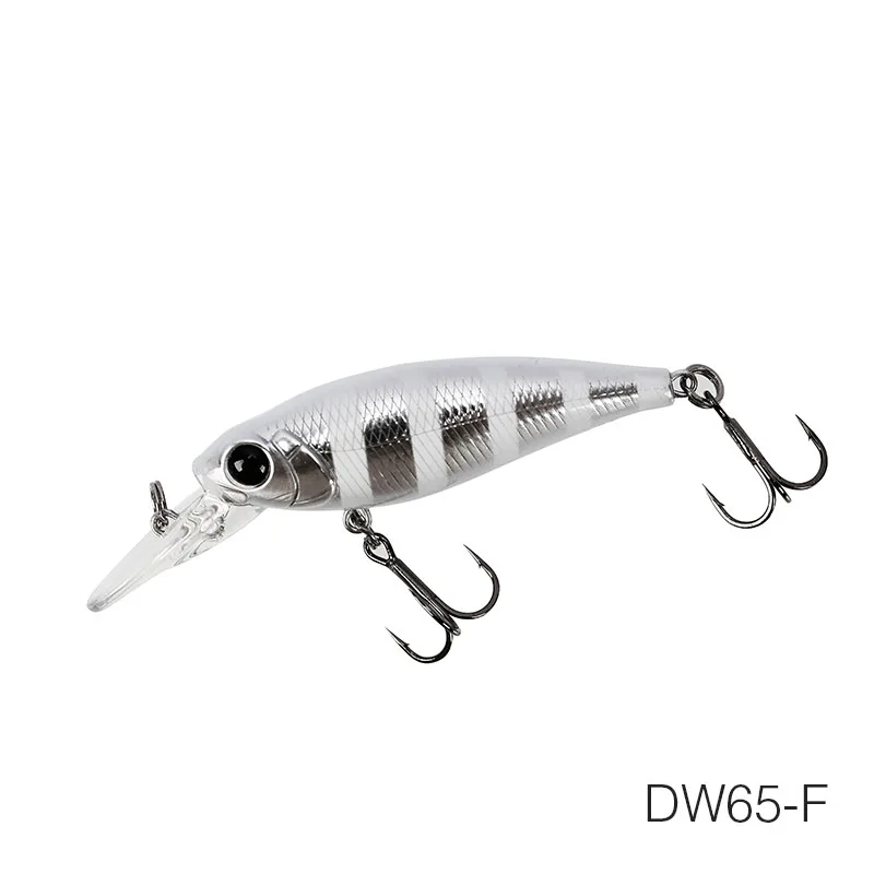 DW65-F TSURINOYA для рыбалки приманки DW65 плавающий мини блесна жесткая приманка 58 мм 5g Высокое качество Профессиональный приманка воблер карандаш Swimbait - Цвет: DW65-F