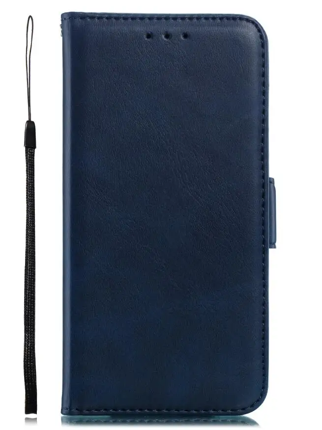 Dark Blue Роскошный чехол-бумажник чехол для samsung S10 Note 9 8 S9 S8 плюс модные Fundas для Galaxy M20 M10 S7 S6 край A10 A20 A30 A40 A50 A70 - Цвет: Dark Blue