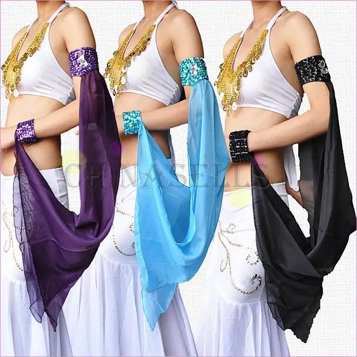10pcs Indian dance Latin dance belly dance arm sleeve armband arm chain dance equipment cuff accessories