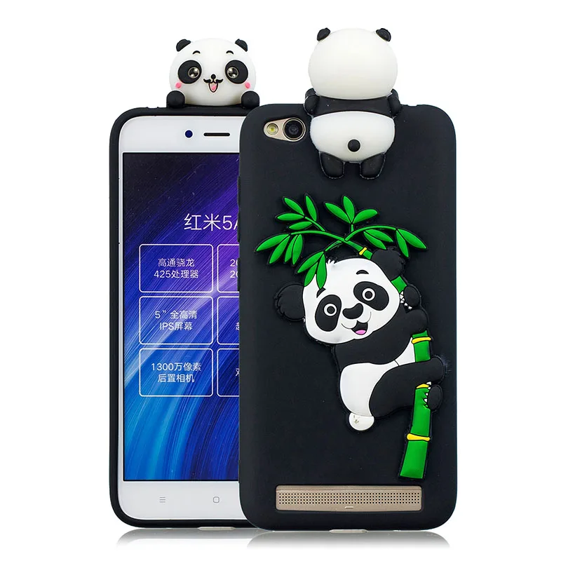 Lovely 3D Pattern Back Cover For Xiaomi Redmi 5 Plus 4A 5A 4X S2 Case Shockproof Soft TPU Note Pro |