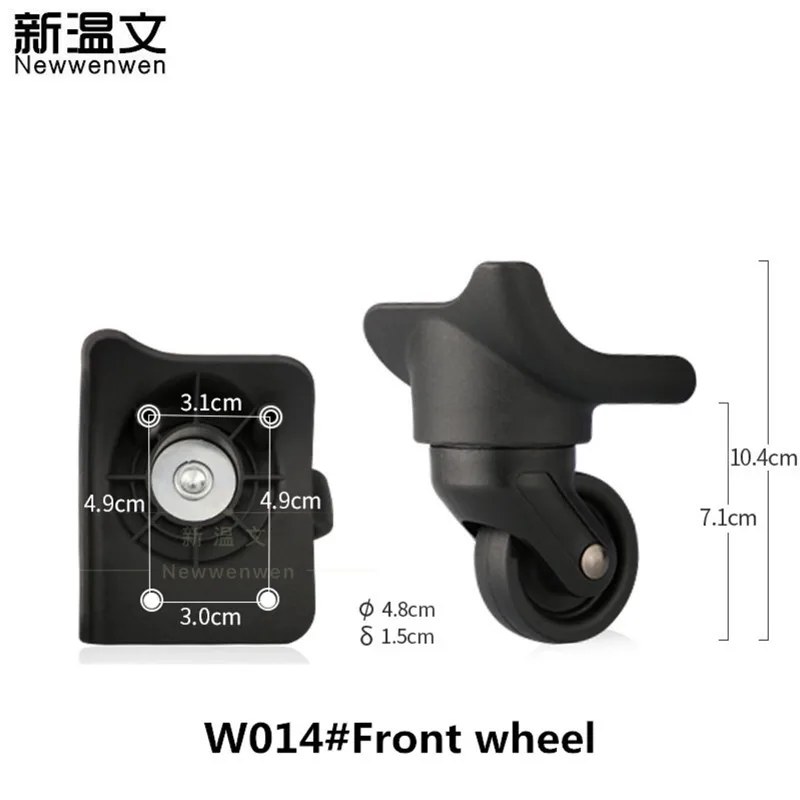 Replacement Rubber Trolley Luggage wheels Suitcase Wheels repair for suitcases luggage parts W014# | Багаж и сумки