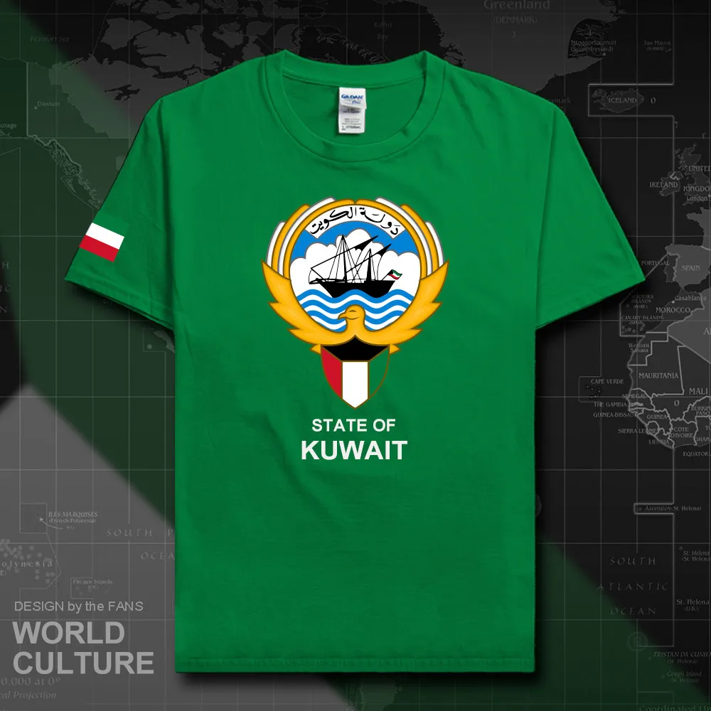 Kuwait Kuwaiti Мужская футболка мода 2018 трикотажные изделия национальная команда 100%