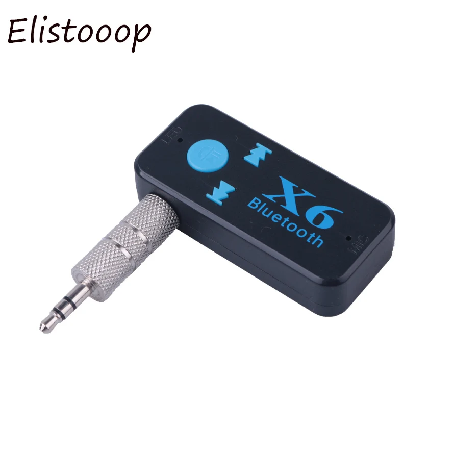 Elistooop 3 5 мм автомобильный Bluetooth аудио музыкальный приемник адаптер AUX потоковый A2DP