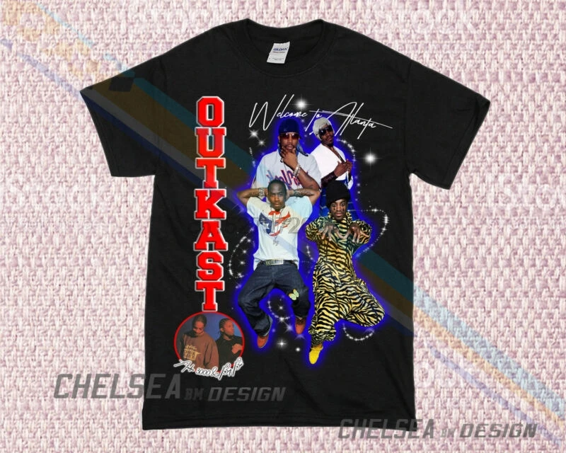 Вдохновленный Outkast футболка туристический магазин Ограниченная серия хип хоп