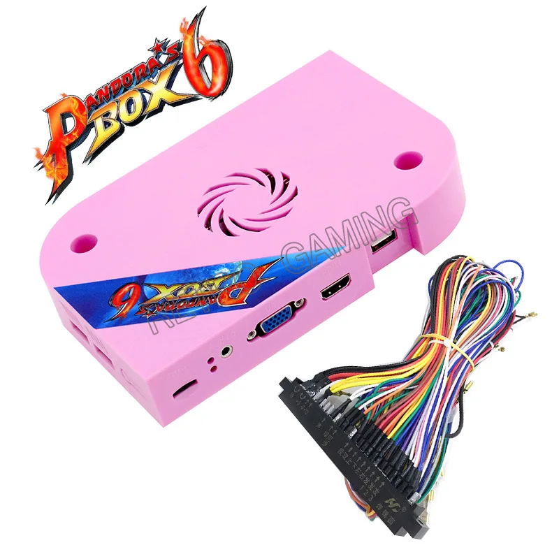Pandora 6 Pandora's box 6 Sanwa diy kit 1300 в 1 Jamma 3D печатной платы ПОДДЕРЖКА CGA/VGA/HDMI для аркадные видео игры кабинет машина - Цвет: Pandora 6