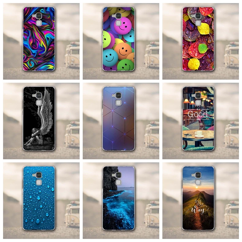 Мягкий силиконовый чехол для huawei Honor 5C/Honor 7 Lite(5,2 дюйма), чехол для телефона с рисунком, чехол для huawei Honor 7 Lite Honor 5 C GT3, сумки