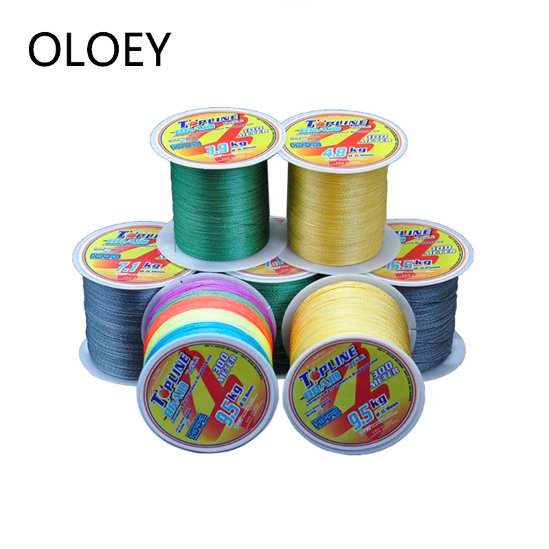 Рыболовная леска с проволочной оплеткой OLOEY 100 м японская серия из прочного