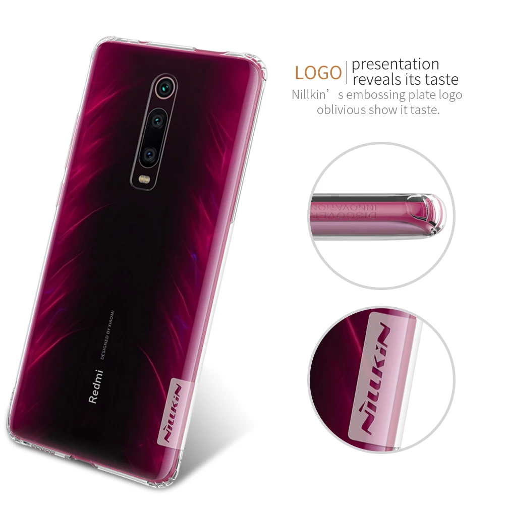 Для Xiaomi Redmi K20 Pro ТПУ чехол ультра тонкий прозрачный мягкий силиконовый для 9T Nillkin