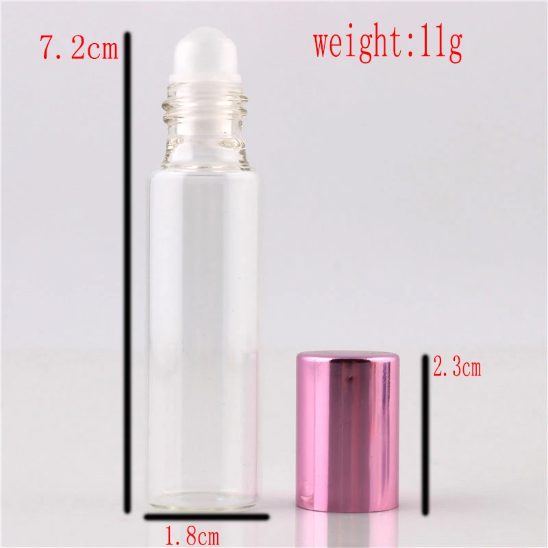 Бутылочки для эфирных масел 5 мл 10 6 шт. стеклянные роликовые шарики ароматерапии