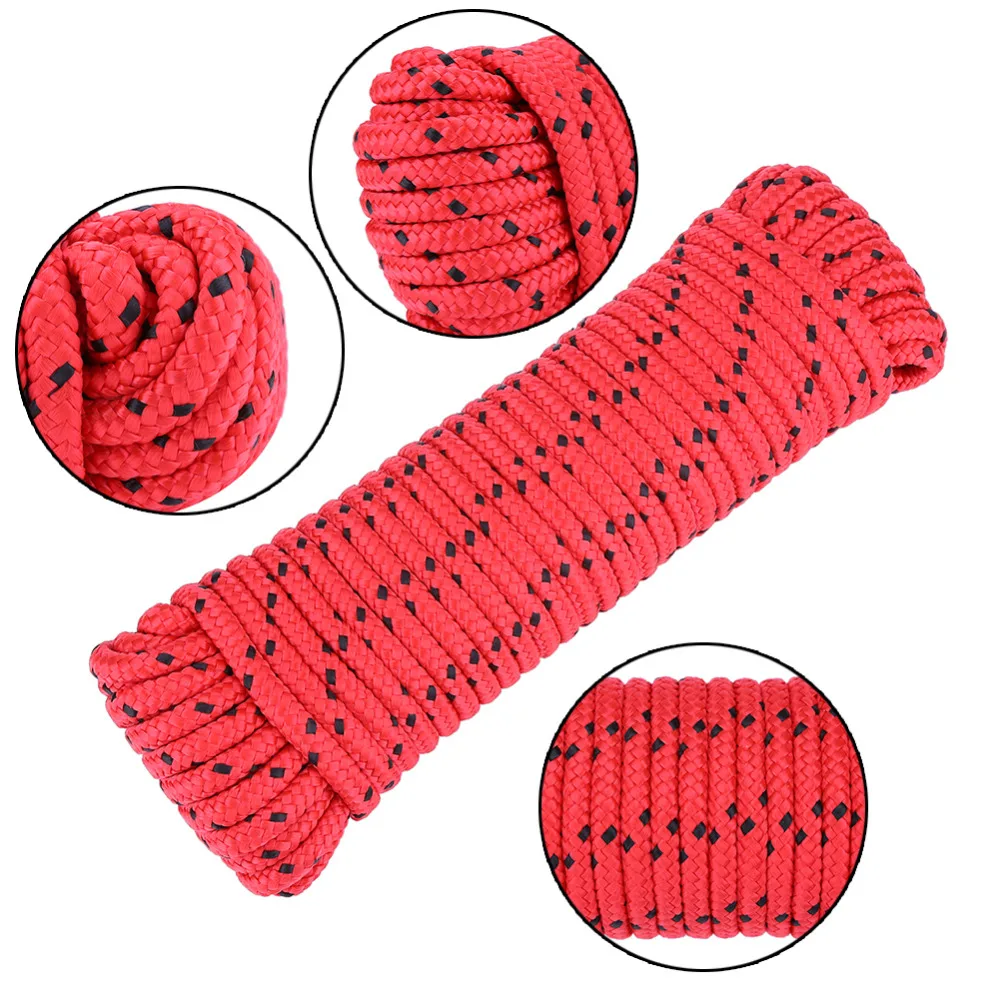 Открытый рок спасательный трос 20 м высокопрочный шнур безопасные веревки