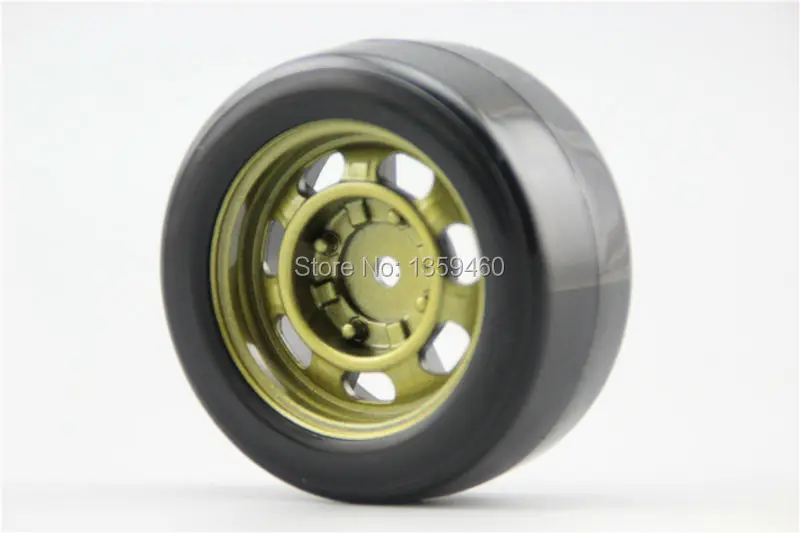 4 шт. RC жесткие шины для дрифта обод колеса с шиной Classic2G 6 мм офсет (покраска