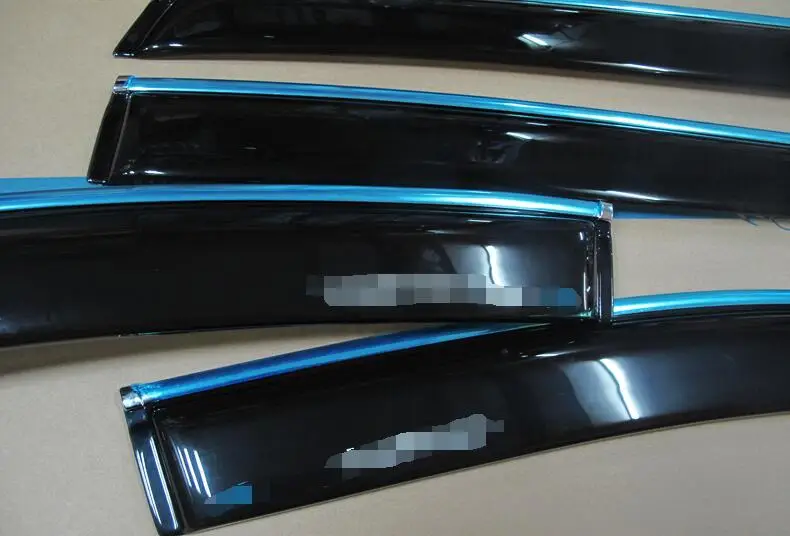For Explorer Plastic Window Visor Vent Shades Sun Rain Deflector Guard Forester Auto Accessories 4PCS/SET 2016-2018 | Автомобили и
