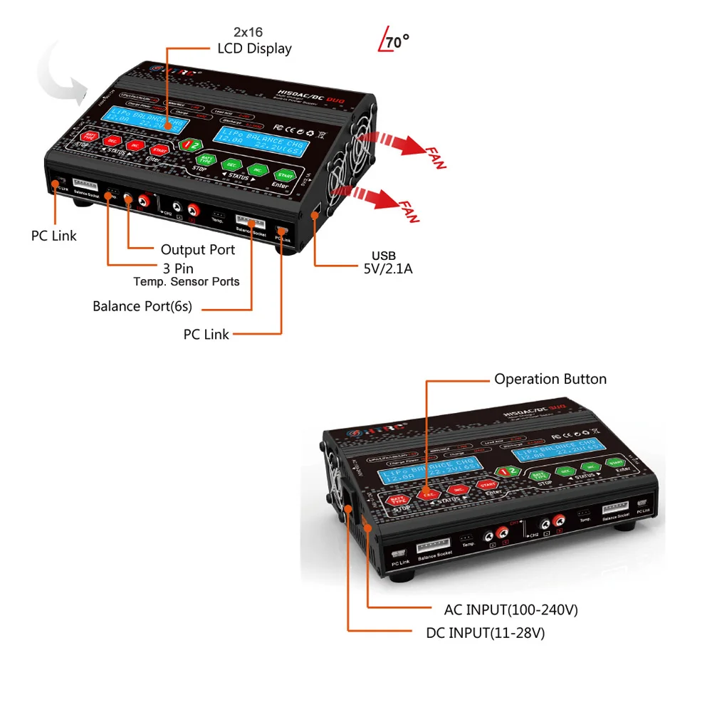 HTRC H150 RC Баланс Зарядное устройство Dis зарядное устройство для Lilon LiPo LiFe LiHV Nimh NicdAC DC DUO 300 Вт 12А двойной выход ЖК-дисплей