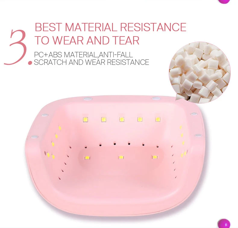 48W UV LED Nail Art Lamp Nails Dryers For Gel Manicure Set Sun Light Curing Varnish Polish Nail Lamps Machine Tools Wholesale
