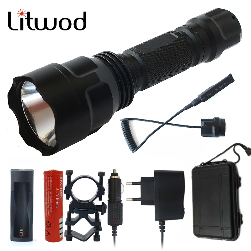 Litwod Z20C8 high power led flashlight Cree XM-L2 U3 tactical flashlights torch lanterna for hunting bicycle light