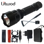 Litwod Z20C8 светодиодный фонасветильник высокой мощности Cree XM-L2 U3, тактический фонарик s, фонарик, фонарь для охоты, светильник да