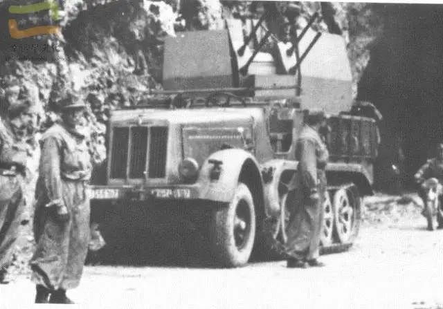 Вторую мировую войну Пособия по немецкому языку Sd.Kfz.7120 мм самоходных зенитных