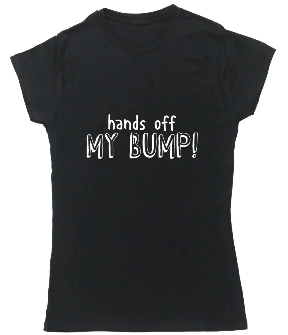 Women Tops Hands Off My Bump t-shirt pregnant baby maternity Lady Tees Gifts Dropshipping | Женская одежда