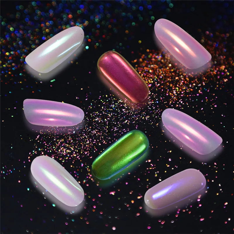 BeautyBigBang 0 2 г дизайн ногтей Блестящий Радужный порошок градиентное мерцание