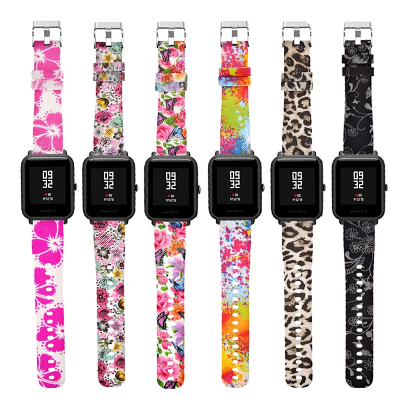 Ремешок для часов Xiaomi Huami Amazfit Bip Youth браслет смарт Garmin Vivoactive3 Samsung Galaxy Watch 42