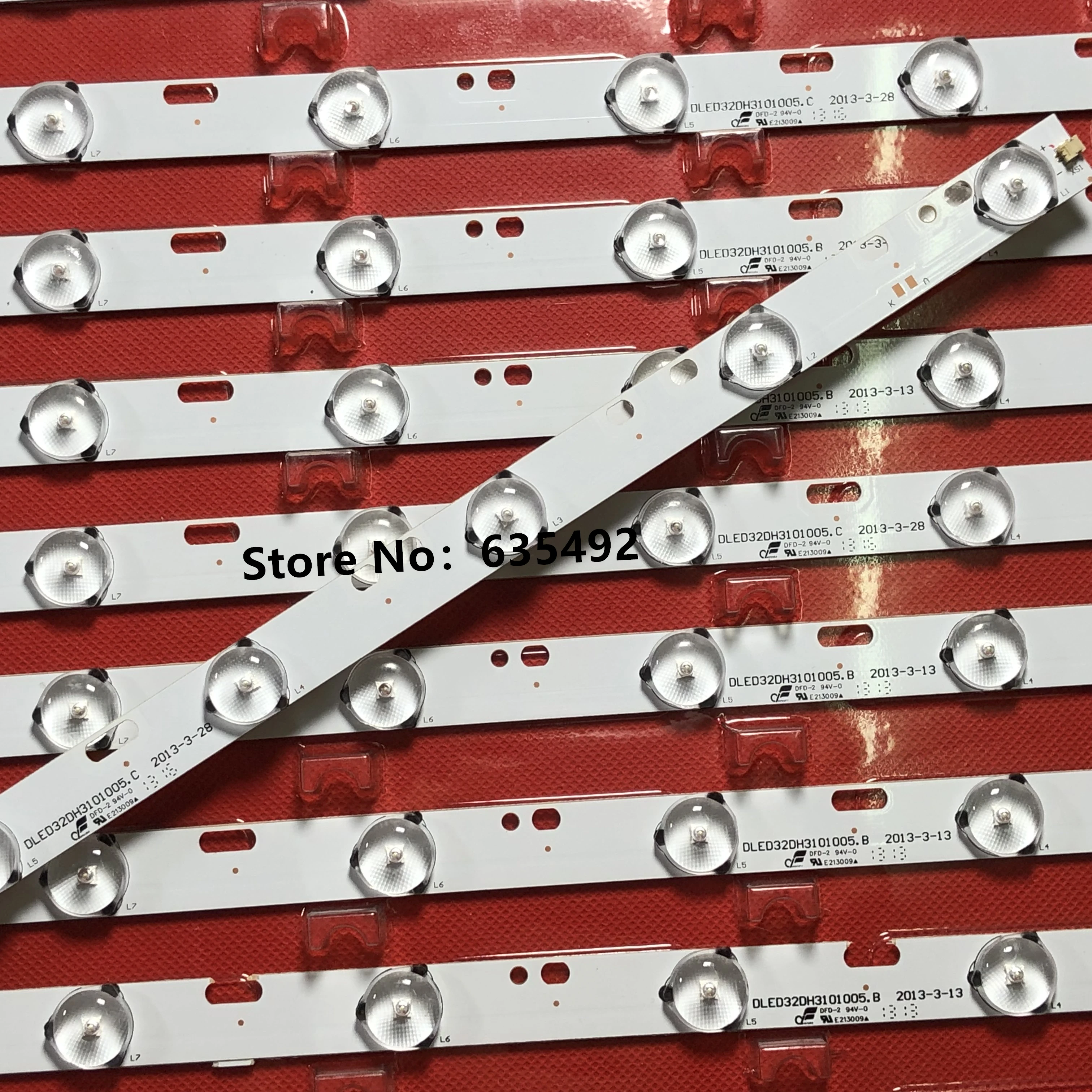 LED Backlight strip 10led 570mm for V315K2-PE1 32&quotTV LCD EM320D0 IC-A-CNA032D127 LXC031 PLDED3273A-D | Электроника