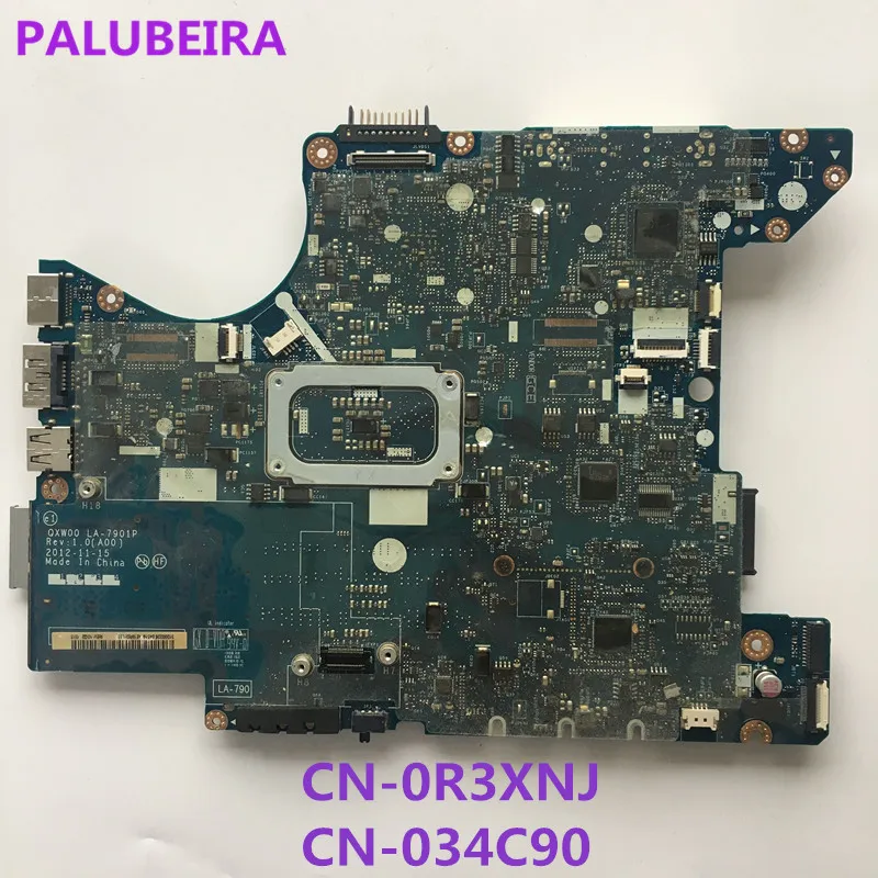 Материнская плата ddrbeira CN-0R3XNJ R3XVJ CN-034C90 для ноутбука DELL Latitude E5430 QXW00 LA-7901P REV: 1 0 (A00) |
