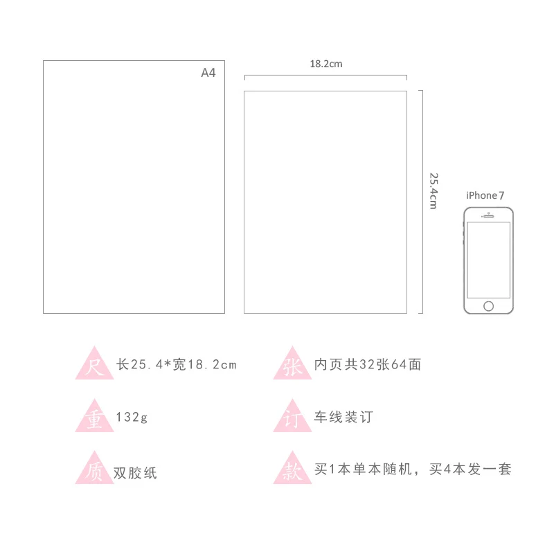 Jianwu милый мультфильм ноутбук B5 Тубы тетради Kawaii Канцелярские студент подарок