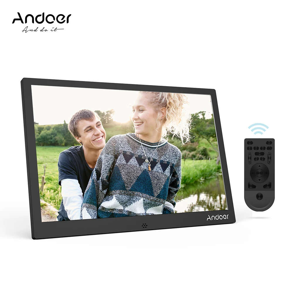Цифровая фоторамка Andoer 12 дюймов светодиодный разрешение 1280*800 поддержка 1080P видео