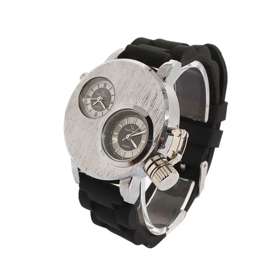 Часы из нержавеющей стали DICTAC черные/белые силиконовые механические часы модные