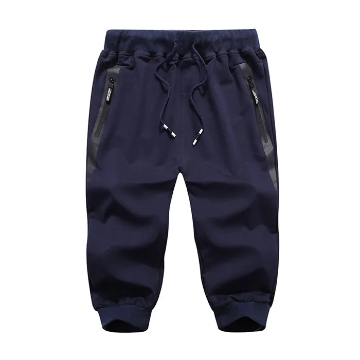 Navy Blue 1 Горные летние мужские шорты из хлопка, повседневные Модные мужские пляжные шорты, мужские спортивные штаны, брендовая одежда, 4XL, SA640 - Цвет: Navy Blue 1