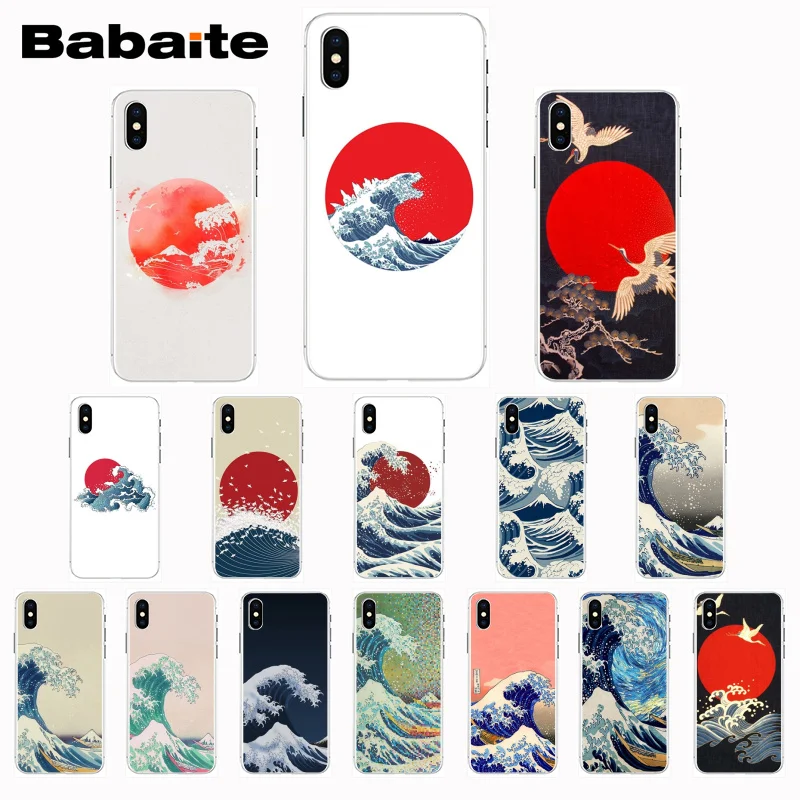 Babaite Hokusai The Great Wave off Kanagawa PhoneCase для iPhoneX Xs Xr XsMax 10 7 7plus 8 8plus 6 6s 5 5S SE 11 11pro 11promax|Бамперы| |