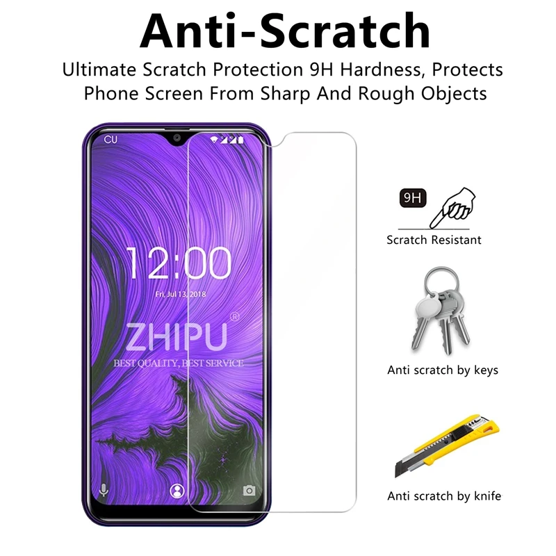 2 Pcs Tempered Glass For Oukitel C15 Pro Screen Protector 2.5D 9H Protective Film | Мобильные телефоны и аксессуары