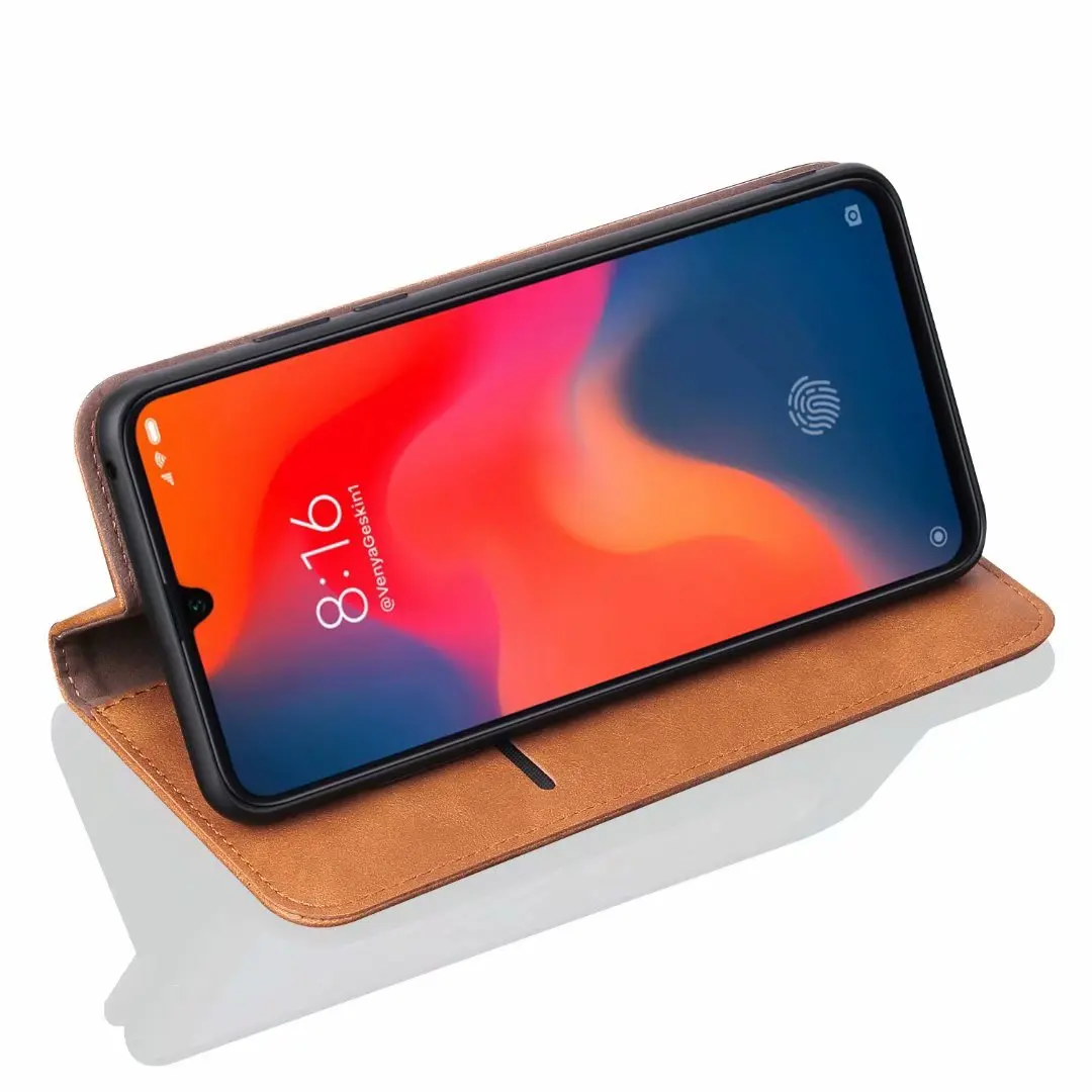 Винтажный кожаный флип-чехол для Xiaomi Mi 9 9T 9tpro чехол-кошелек роскошный Магнитный чехол-книжка с подставкой для карт Повседневный чехол для телефона