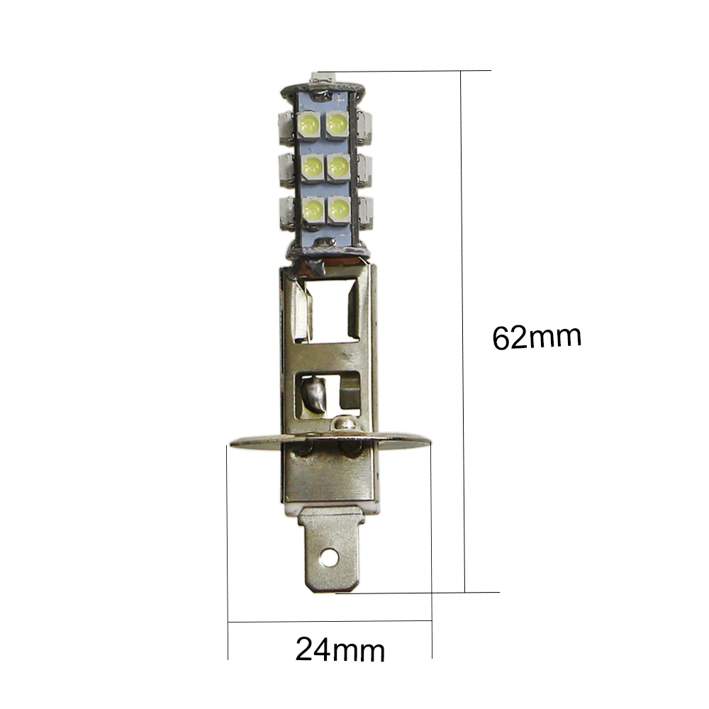 KEIN 4 шт. H1 светодиодные лампы 25smd 3528 12 V Авто противотуманных фар дневного света DRL