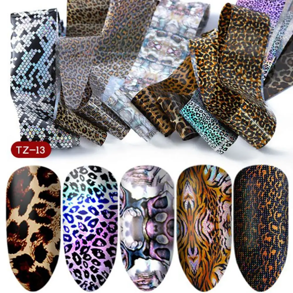 Горячая Распродажа Nail Art Star разбитая стеклянная Фольга для переноса ногтей
