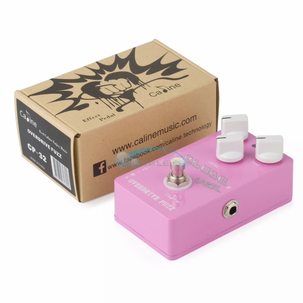 Caline CP-32 овердрайв Fuzz гитара Effet педаль Прозрачная Вуаль Эффект питания аксессуары