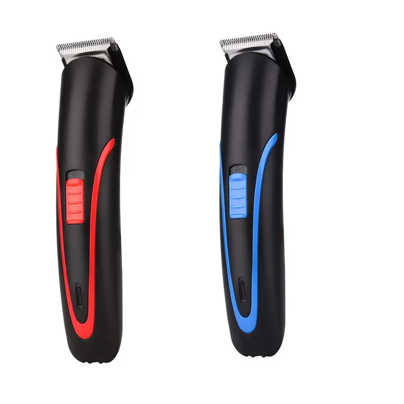 2PCS Профессиональная электрическая машинка для стрижки волос триммер Стрижка бритва борода бритва перезаряжаемая Парикмахерская ножницы машинка для стрижки волос для мужчин - Цвет: 2PCS