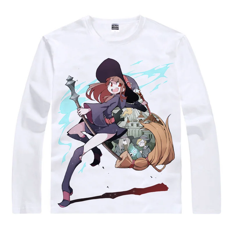 Coolprint Футболка с изображением в стиле аниме маленькая ведьма Академия футболки