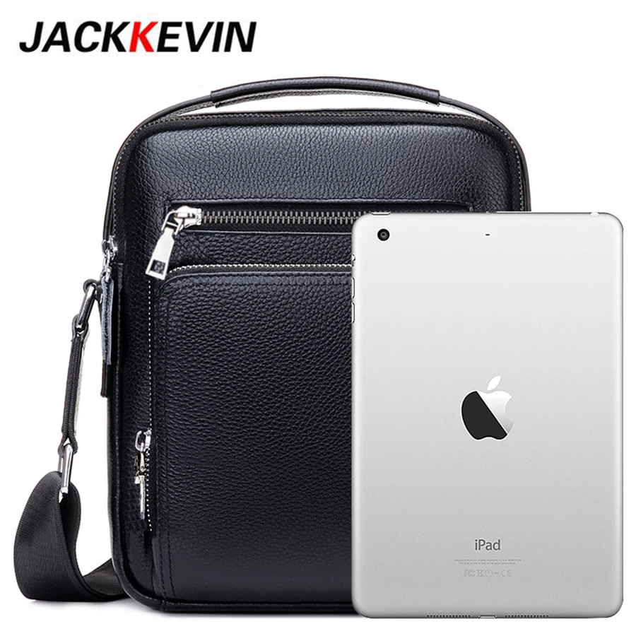 JackKevin 2018 из искусственной кожи мужские сумки Ipad через плечо дорожные 1618|leather man