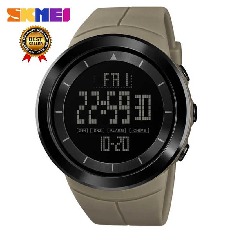 SKMEI спортивные часы водостойкие Chrono Multifunction цифровые для мужчин модные